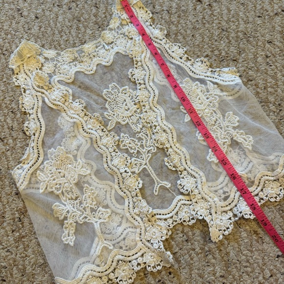 *3 for $9* Mesh Lace Cardigan Vest - Picture 6 of 7